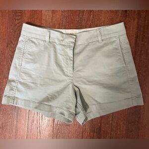 J Crew Chino Shorts - Light Olive - Size 10